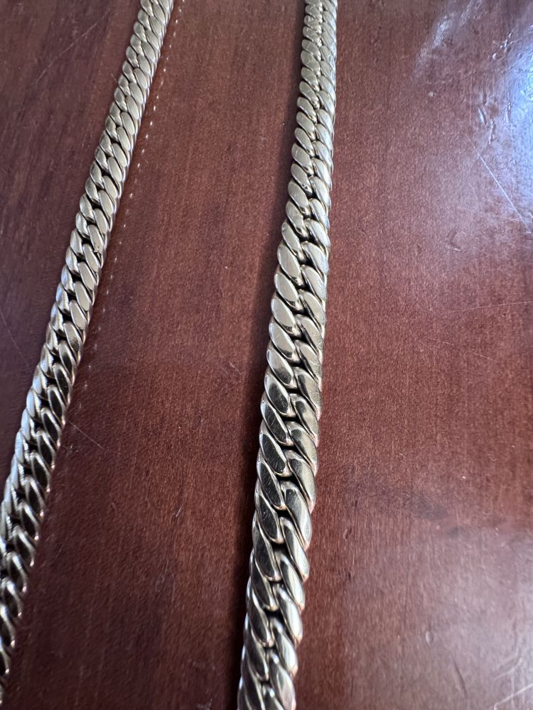 Set colier si brațara aur 14karate. 585 / 300 lei gr