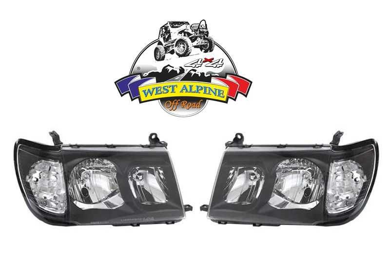 Set faruri Toyota Land Cruiser J100 - MODEL TUNING - Fundal Negru