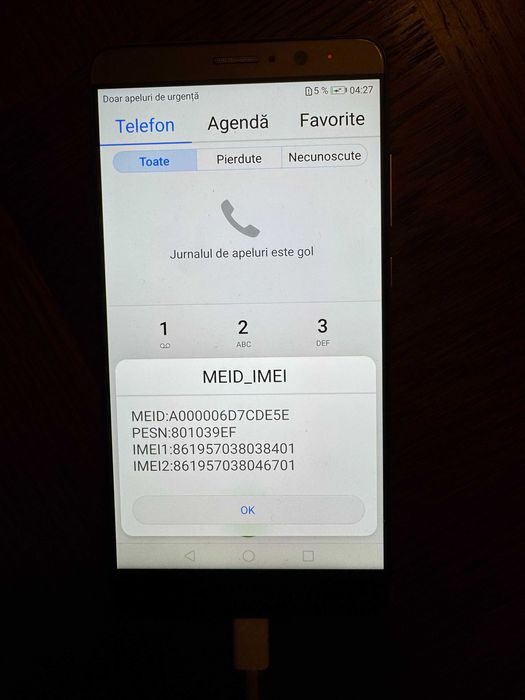 Huawei Mate 9 – Stare foarte bună + husă siliconica și încărcător