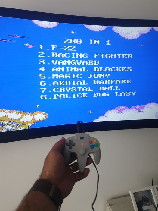 Mini joc tv cu jocuri vechi vintage model nintendo 64