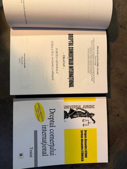 Dreptul comerțului internațional. Partea generală și Partea specială