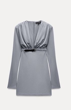 Петролена рокля - ZARA