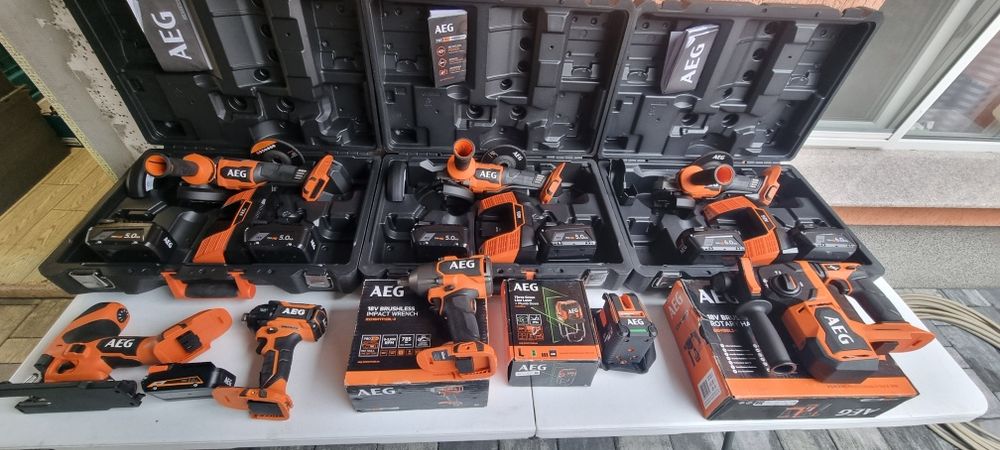 Set Scule AEG noi Brushless