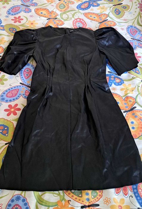 Кожена рокля Zara