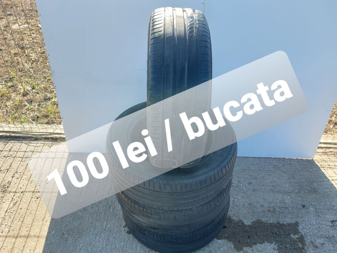 100 lei bucata! Set anvelope vara 215 60 17 Michelin