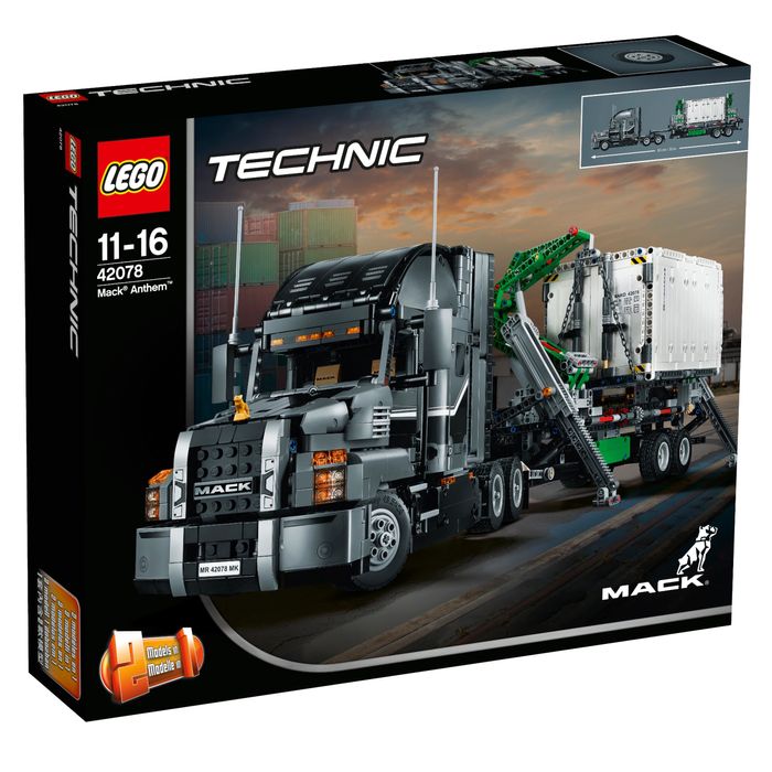 Lego Technic Mack Anthem 42078 лего мак тир