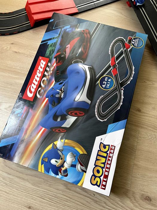 Писта Carrera GO!!! - Sonic the Hedgehog, с две колички