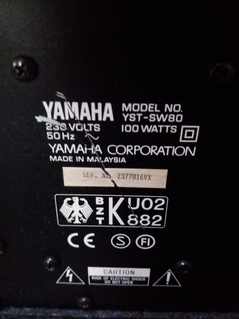 Активен субуфер Yamaha 100W