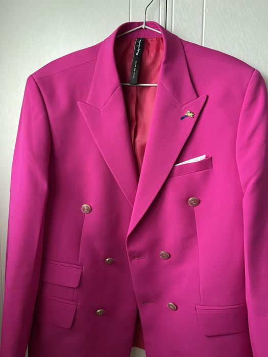 Sacou fucsia barbati