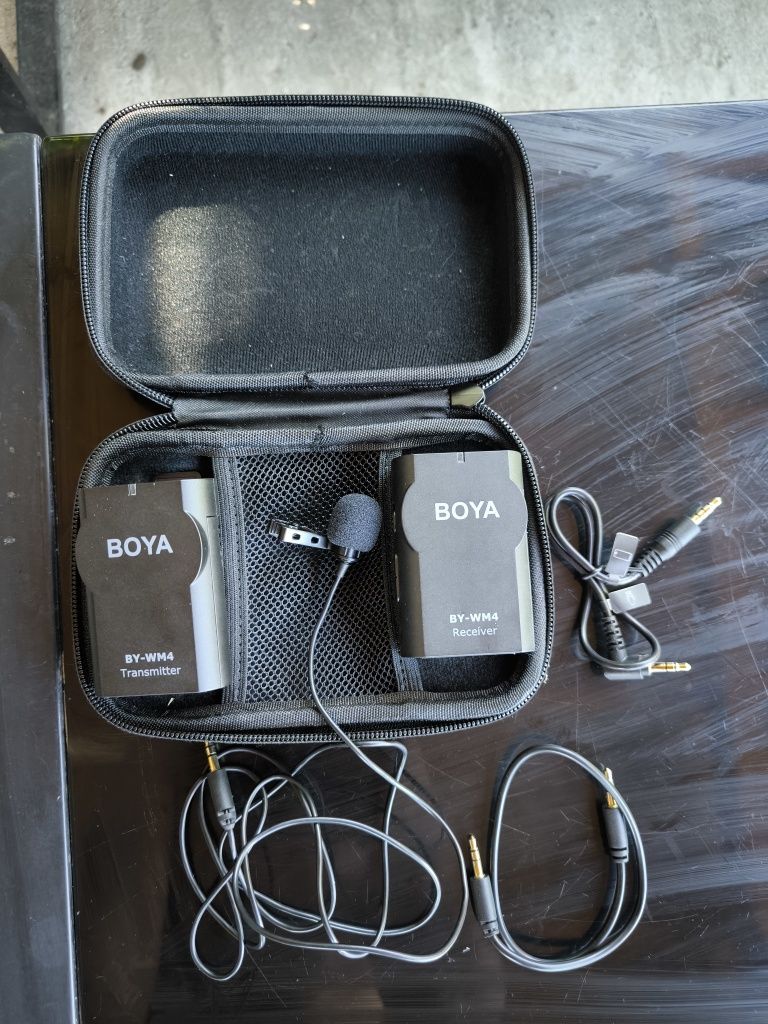 Set microfon lavalieră Wireless Boya