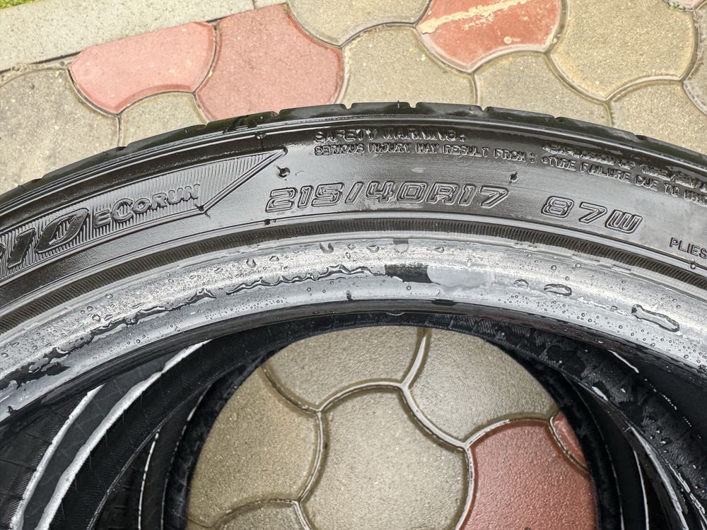 Anvelope de vara FALKEN Ziex ZE-310  Runflet  R17 215/40 DOT 0720