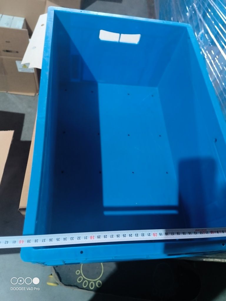 Cutii plastic EURO 60/40/h25cm cu deschidere