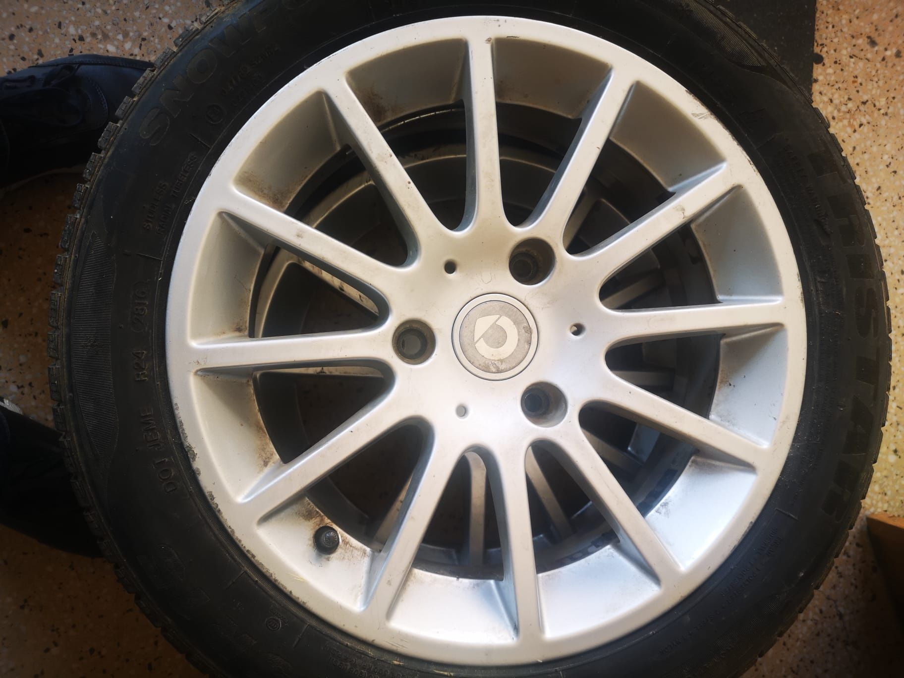 Set roti Smart Fortwo W451 IARNĂ DOT 2018 155/60r15 și 175/55r15