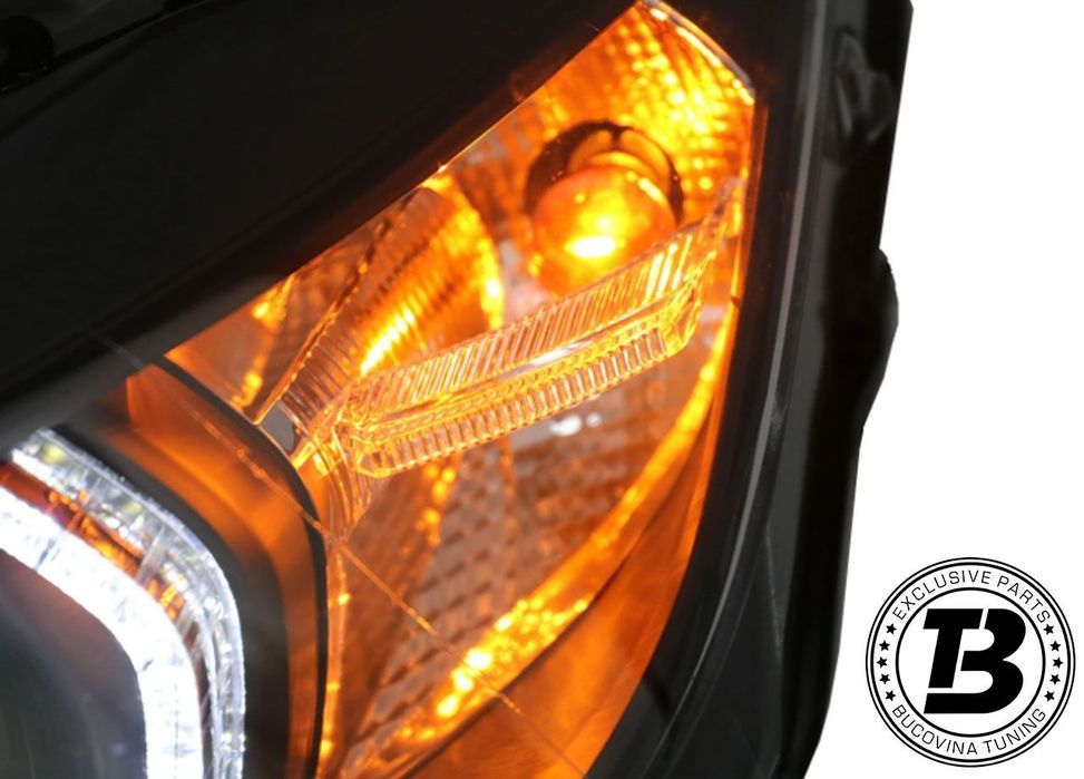 Faruri LED Angel Eyes compatibile cu BMW Seria 3 F30 F31