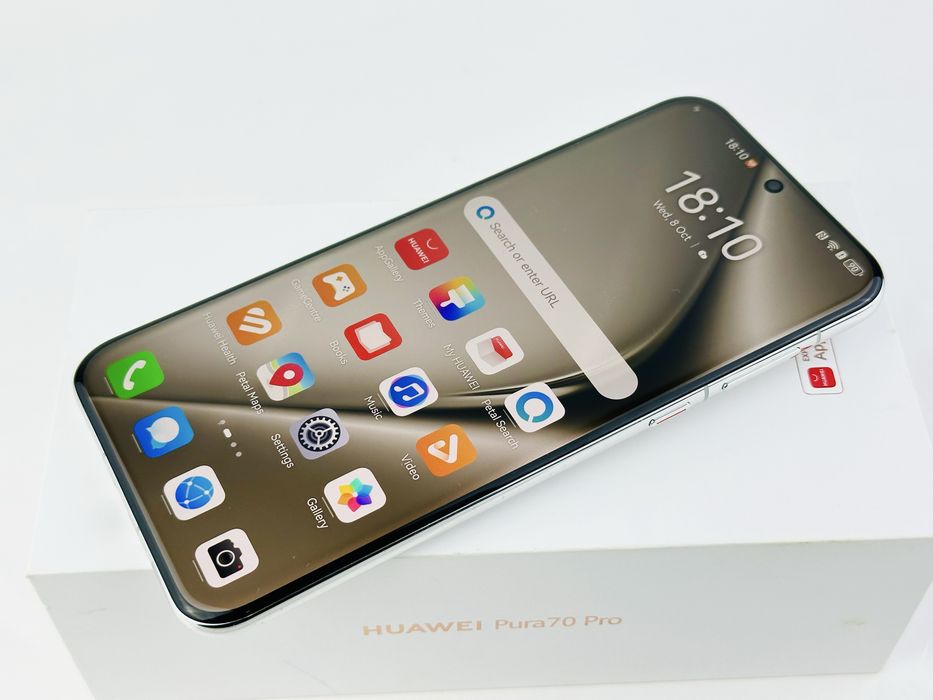 Huawei Pura 70 Pro 5G 512GB 12RAM White Перфектен! Гаранция!