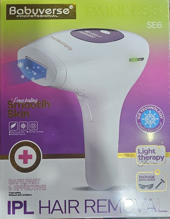 Fotoepilyator Babyverse orginal garantiyasi bor effekti 1 oyda bilinad