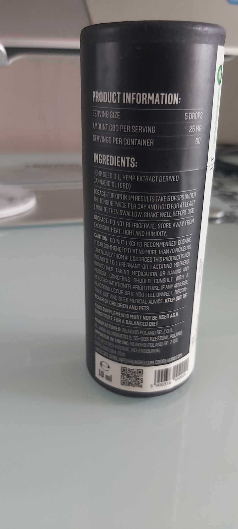 CBD OIL - 1500mg - 15% CBD