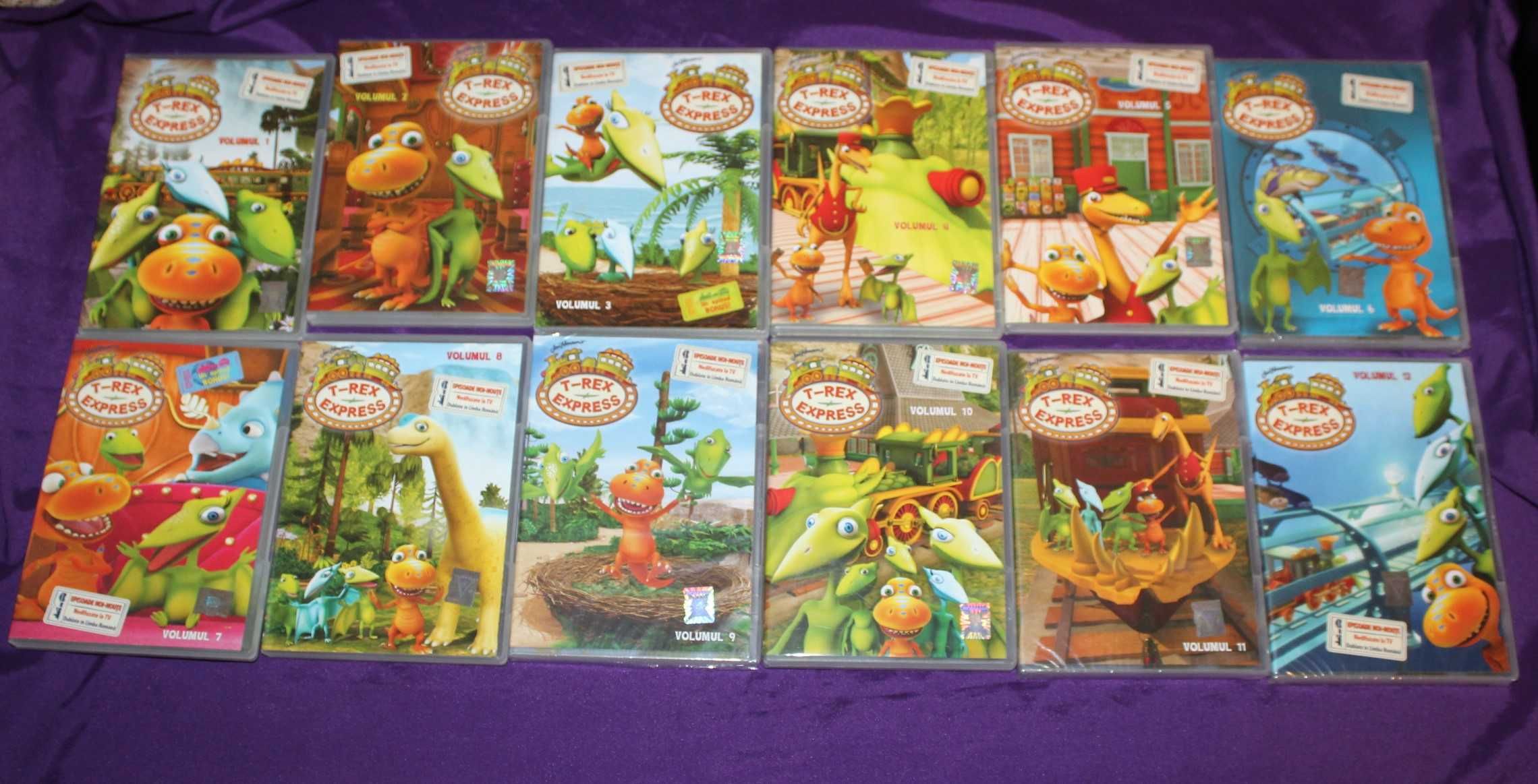 dvd desene animate T Rex Expres tom si jerry Barbie Kemy Curiosul