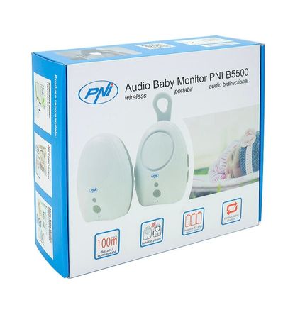 Monitor wireless audio pentru copii și comunicare duplex