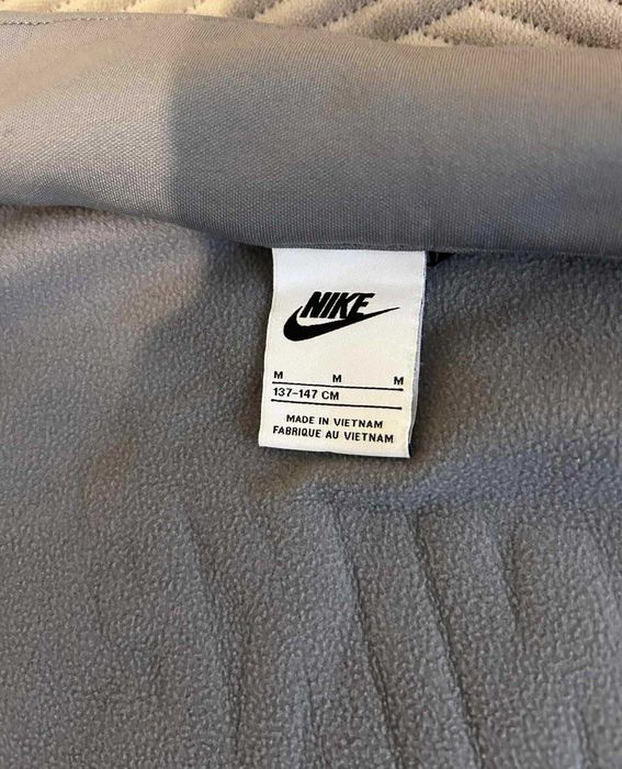 Nike - Спортен екип в цветен блок с цип, Сив, 137-147 CM