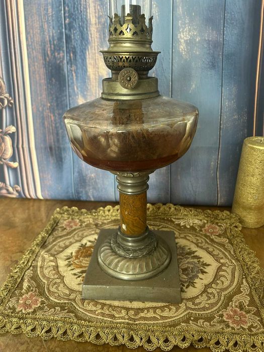 DN830 Lampa petrol superba cu sticla 2kg 54 cm h