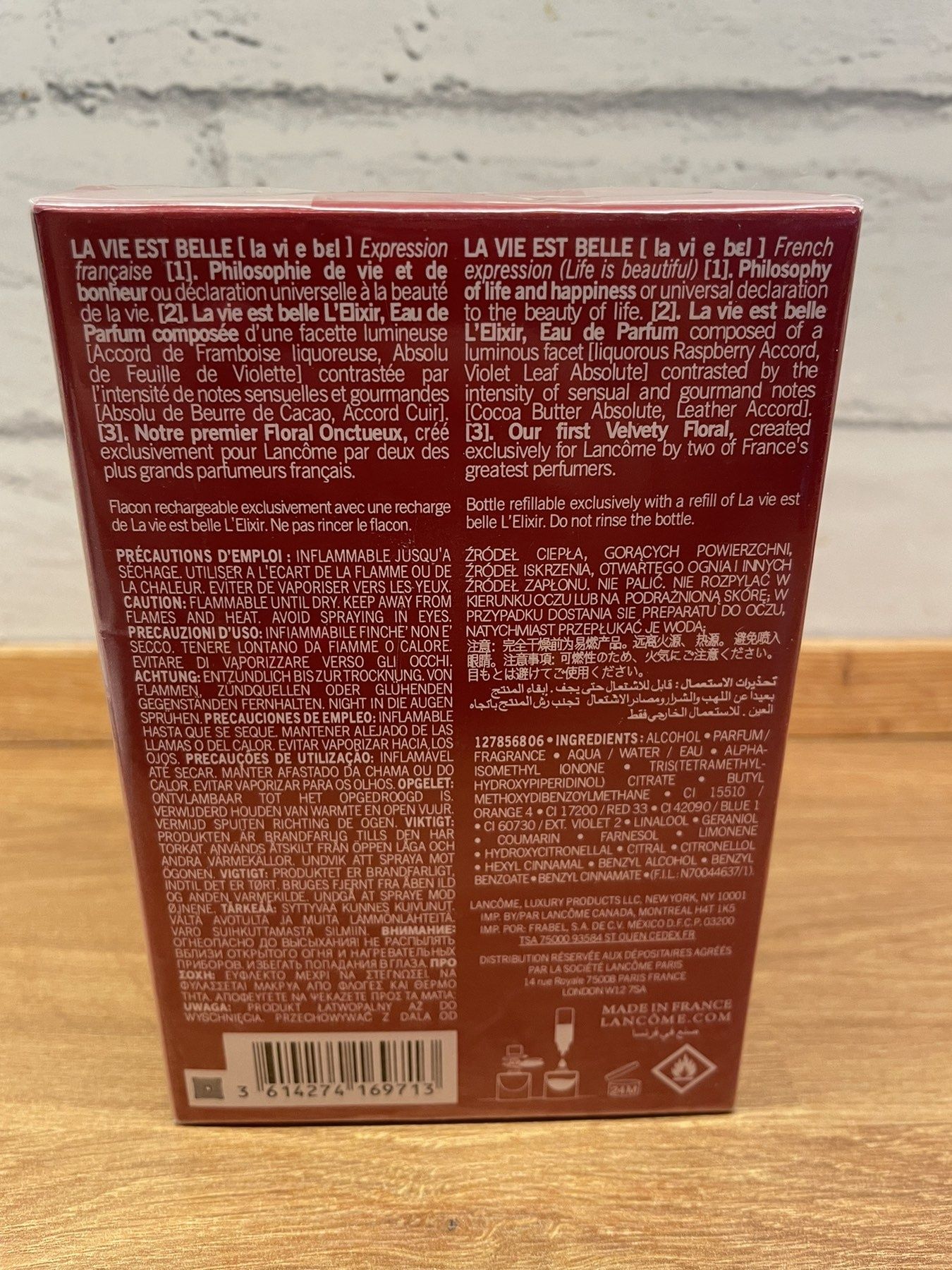 Lancome La vie est belle L'Elixir 75ml parfum