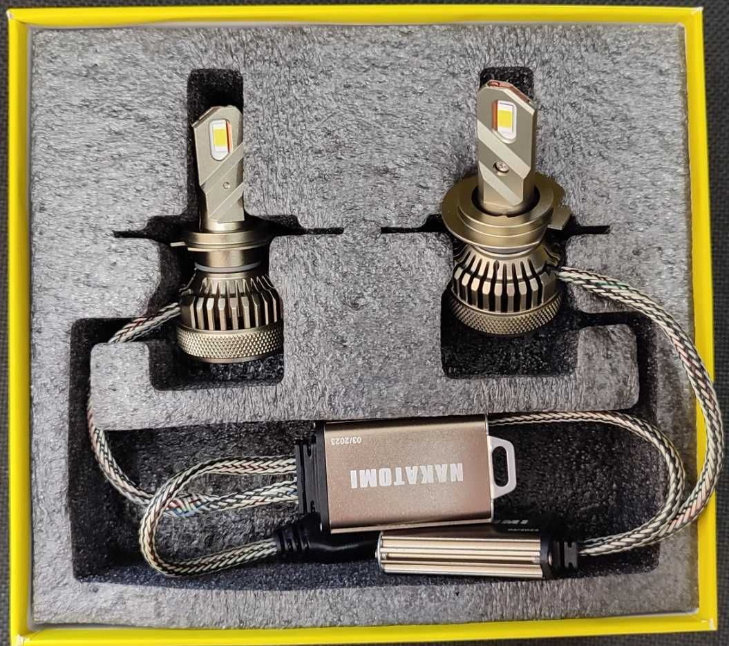 LED Крушки NAKATOMI-H1,H4,H7,H11,HB3/HB4/H15/D1S/D2S/12-24V/60W-Canbus