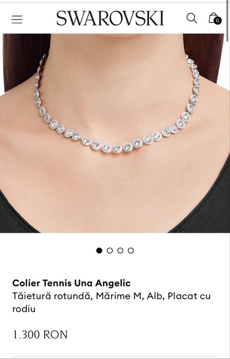 Vand bratara si colier swarovski Tennis Una Angelic
