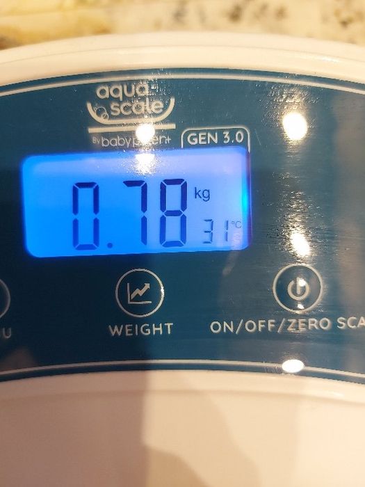 Дигитална бебешка вана с везна и термометър Aquascale 3-в-1