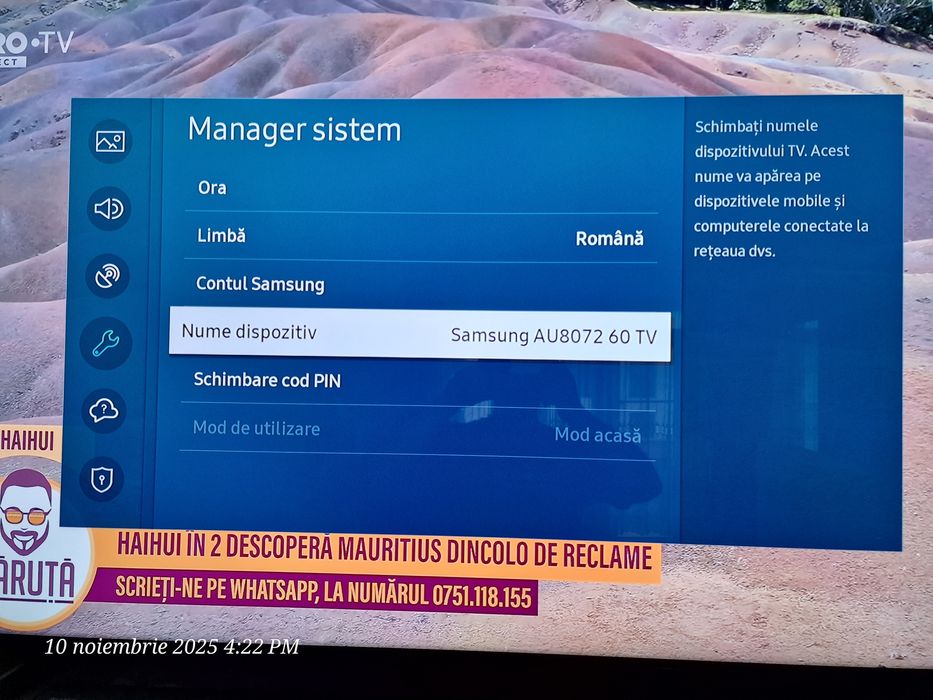 Televizor Samsung  153cm.