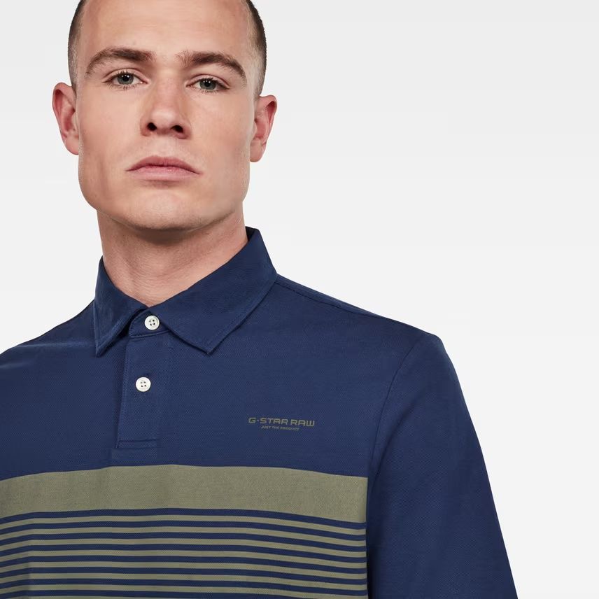 Оригинална тениска с яка G-Star Raw Memula S нова мъжка поло