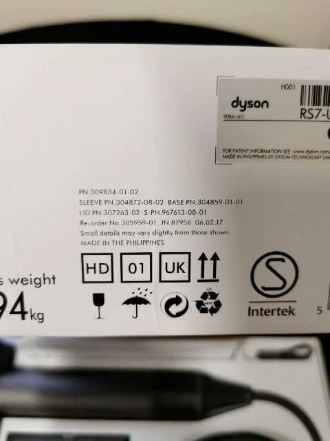 Сешоар Dyson SUPERSONIC HD01UK, 1600W с чанта за съхранение
