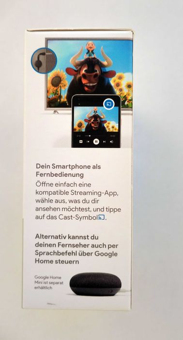 Оригинален Chromecast 3 + адаптор за мрежови кабел RJ45