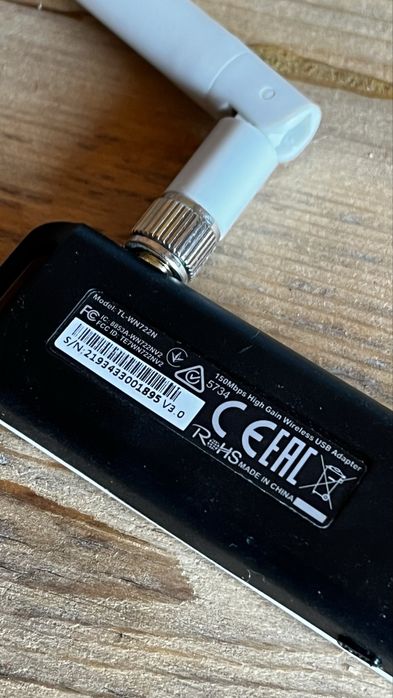 TP-Link TL-WN722N — USB WiFi адаптер 150 Mbps, с антена