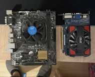 Placa de baza + procesor+ placa video