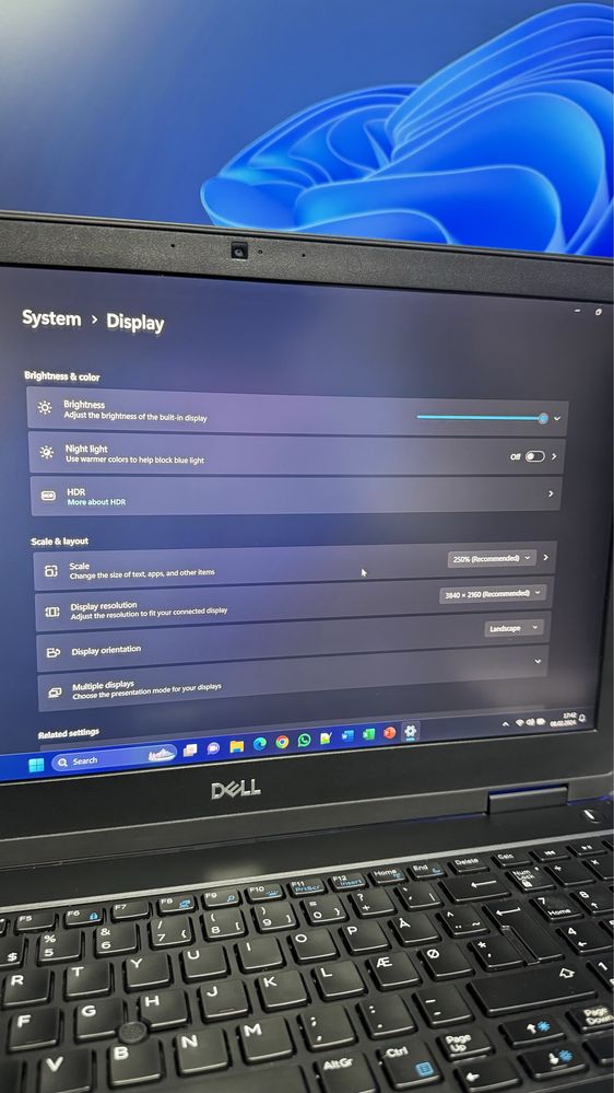 Laptop Dell Precision 7530 Xeon E2176/32GB DDR4/512GB nvme 4.0