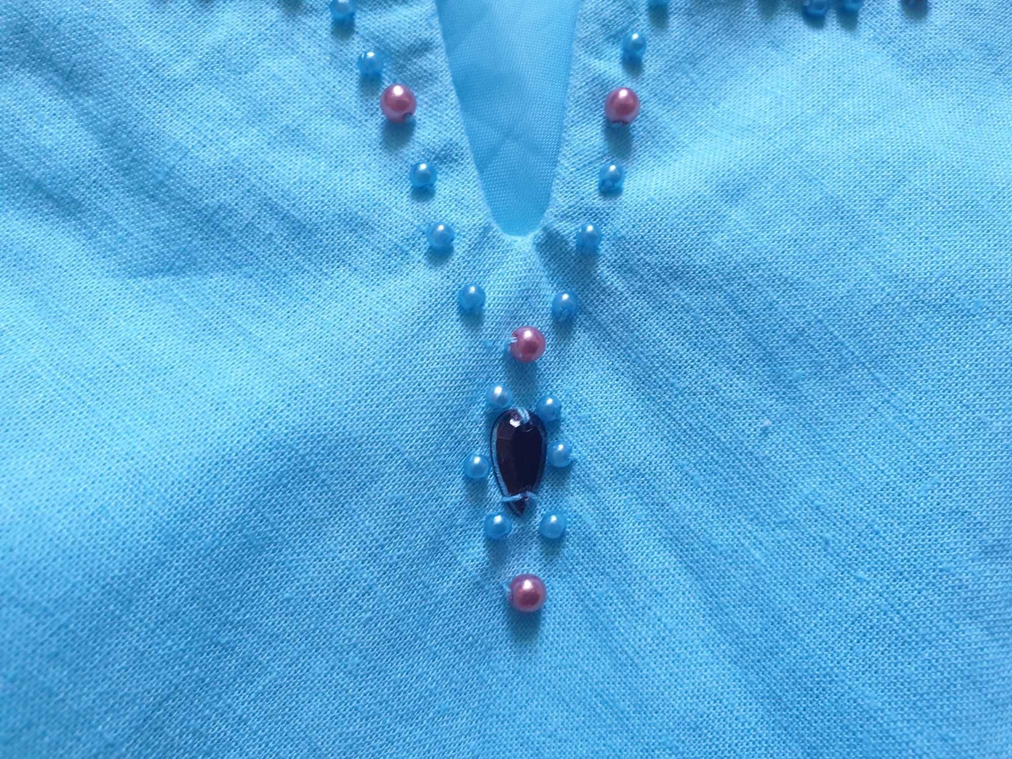 Bluza de in cu margele aplicate,captusita