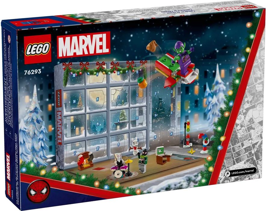 НОВ Адвент календар LEGO Marvel Super Heroes 76293 - Спайдърмен 2024