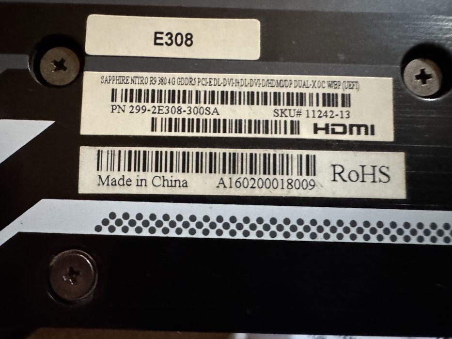 Placa video Amd Sapphire R9 380 4GB