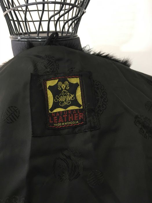 Палто с естествен косъм норка Mongolia