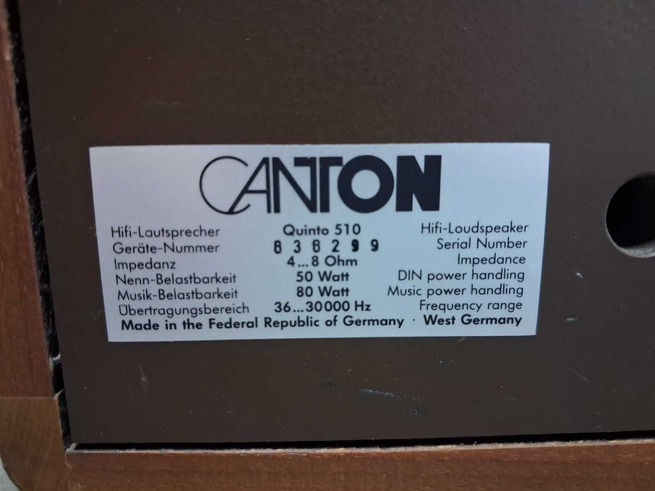 Boxe Canton Quinto 510