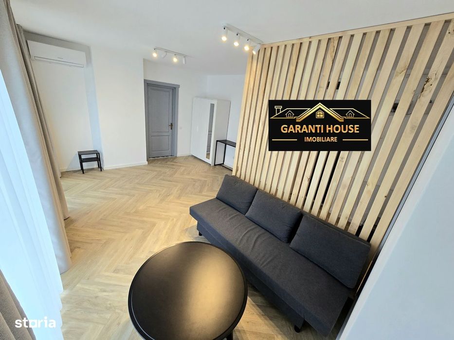 Bloc nou, apartament cu o camera, mobilat, parcare, 300€/Luna