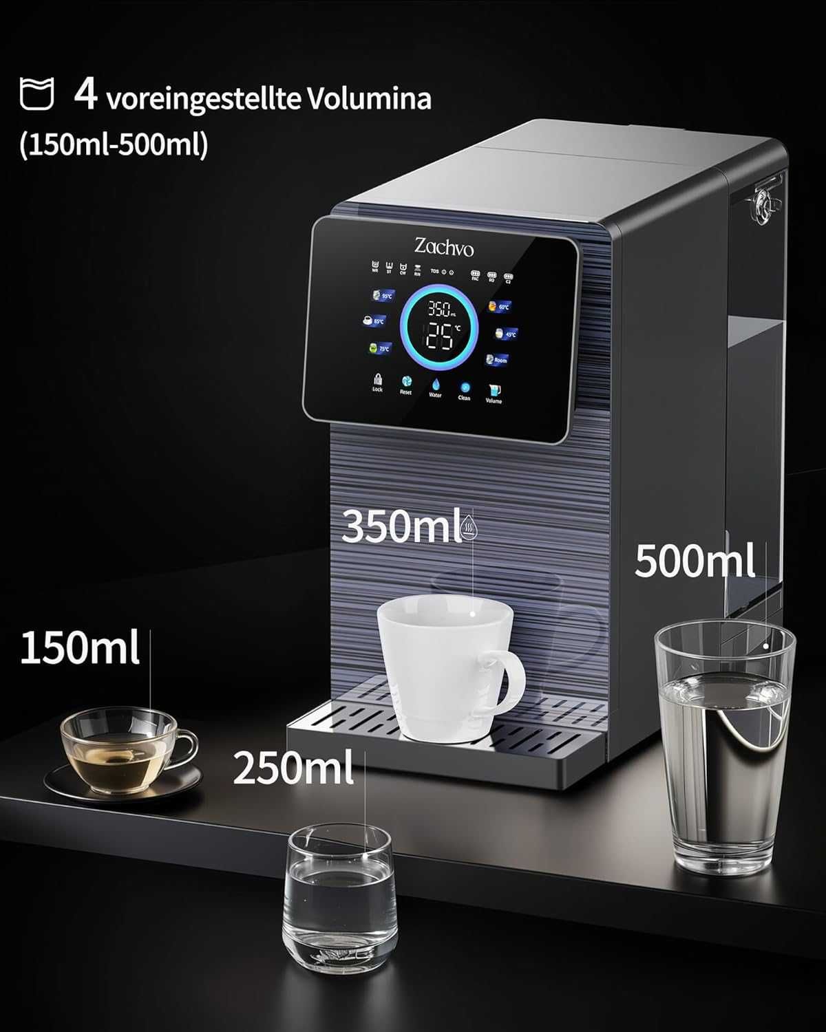 Диспенсър за вода Zachvo Puri (MZF-V12) 2200W 3 филтърни патрона