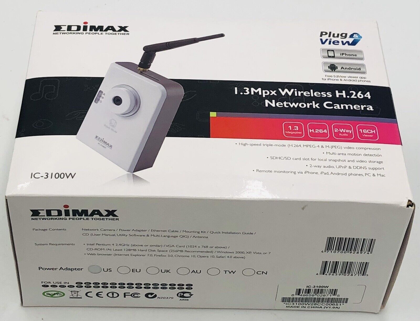 Network Camera IC 3100W