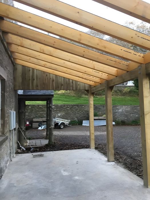 Executăm garaje terase,din lemn