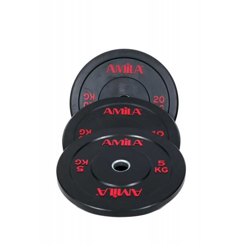 Бъмпер Дискове AMILA BUMPER PLATES - 5 кг - 20 кг, Фитнес Тежести