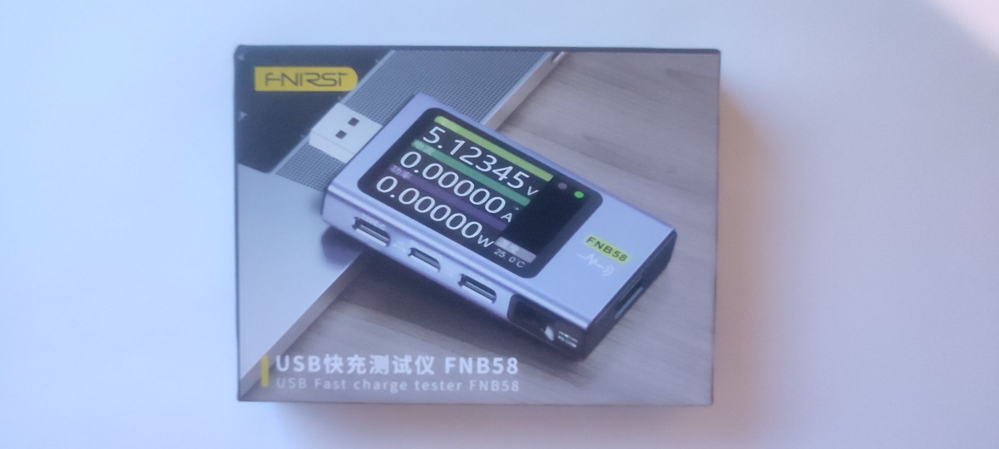 USB-тестер Fnirsi FNB58.Проверка зарядка,кабелей.