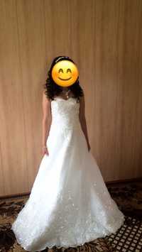 Классное свадебное платье