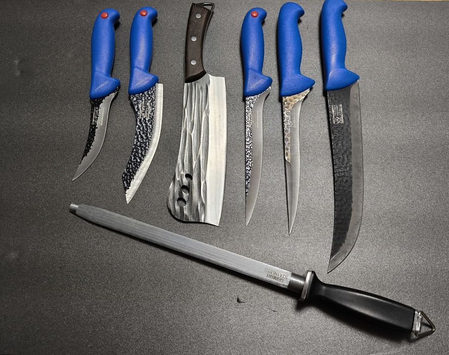 SET Cutite Macelarie Blue Edition 7 piese