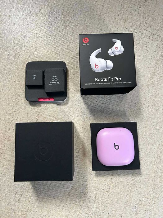 Безжични слушалки Beats Fit Pro True Wireless Earbuds - лилави.